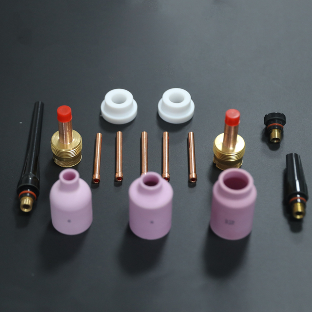 WP 17/18/26 TIG Welding Accessories Gunna Tóirse Caitheann Páirteanna Trealamh Measctha Mór