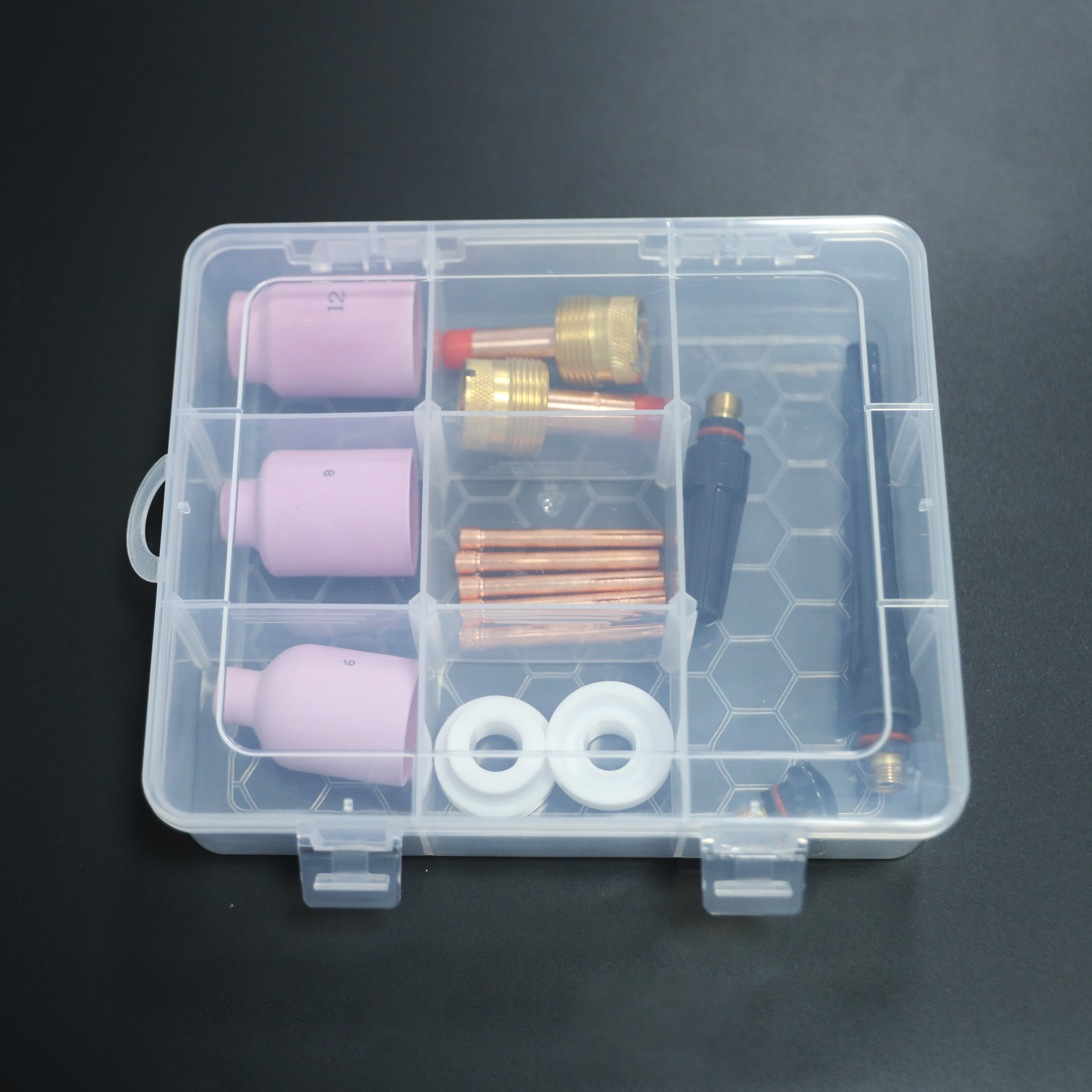 Accessoires pour pistolet torche de soudage TIG WP 17/18/26, pi&egrave;ces d'usure, grand Kit combin&eacute;