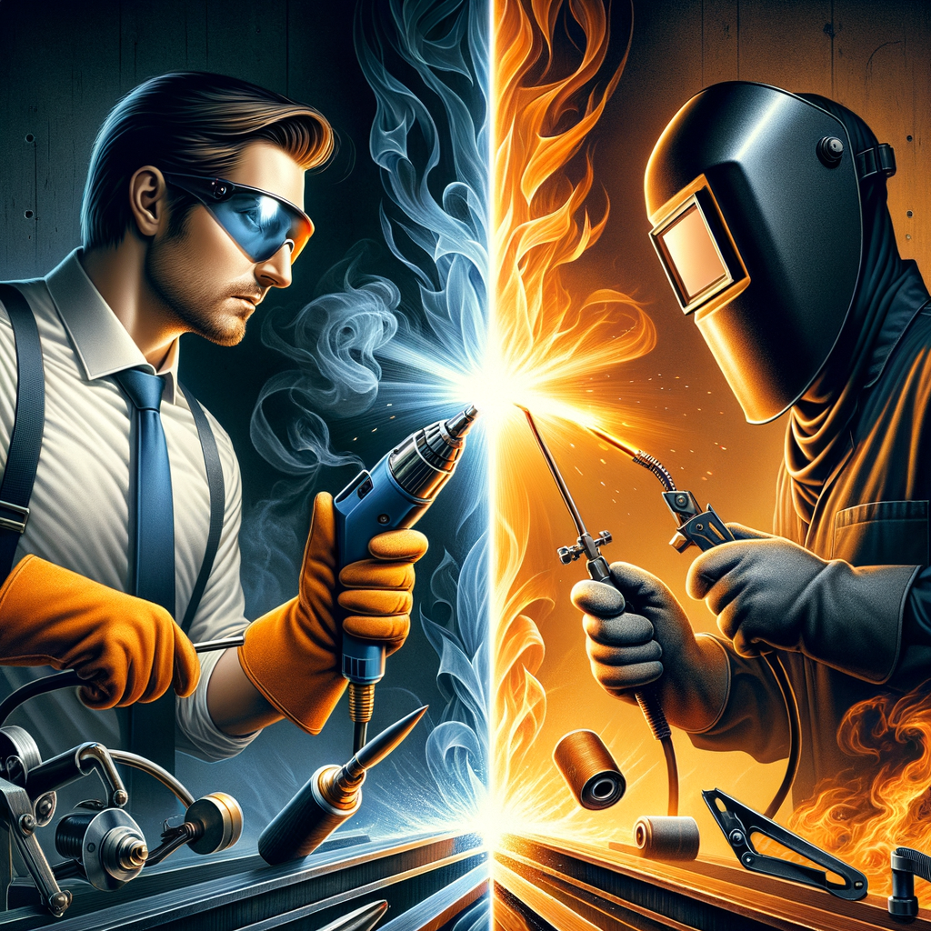 شعلة القطع مقابل شعلة اللحام: فهم الاختلافات
